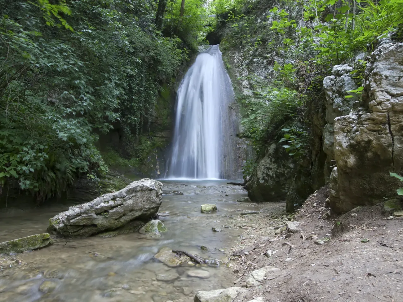 The Cascate di Molina waterfalls