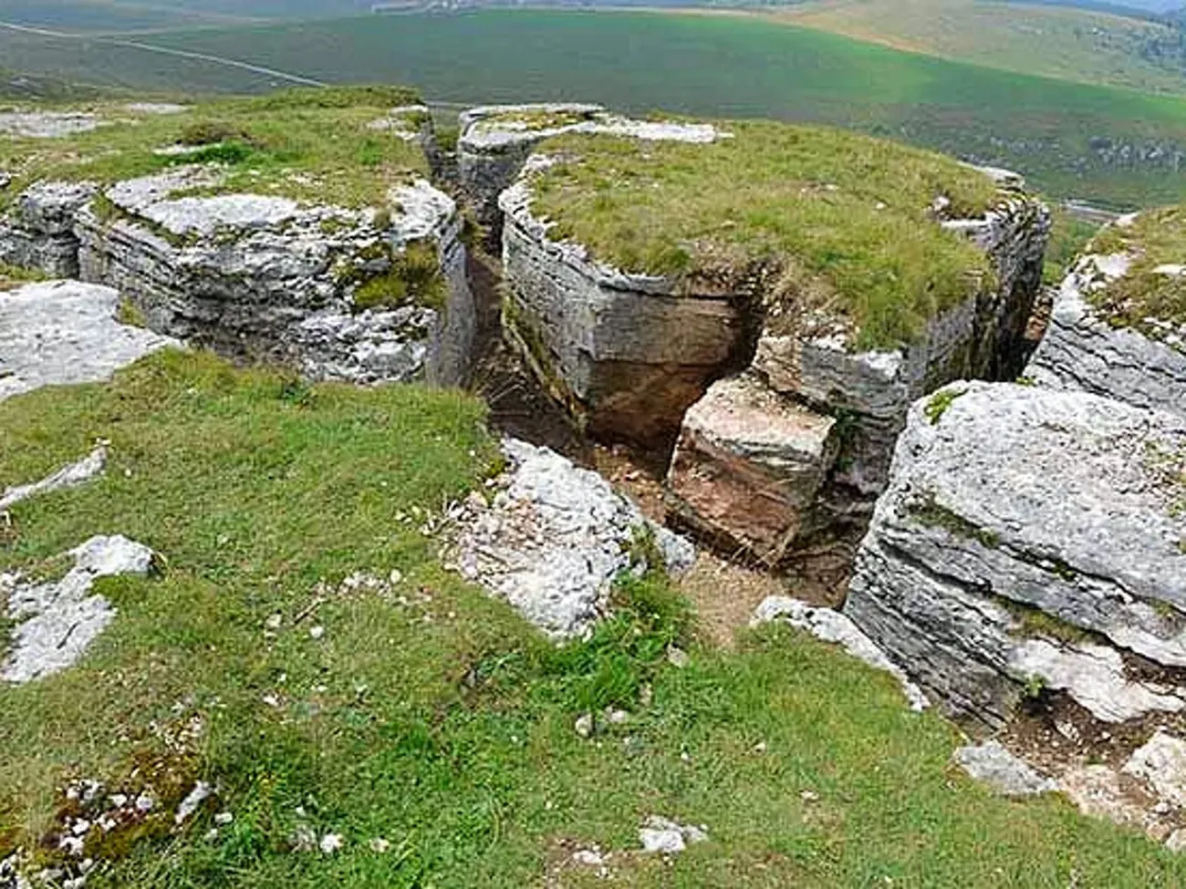 The trenches at Malga Pidocchio